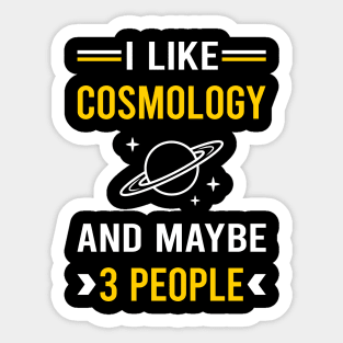 3 People Cosmology Sticker